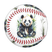 Balle De Baseball Ours panda aquarelle (Devant Gauche)