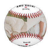 Balle De Baseball Outfield Custom Baseball Gift (Devant)