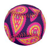Balle De Baseball Paisley coloré (Dos)
