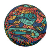 Balle De Baseball Paisley haché (Devant Gauche)