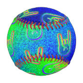 Balle De Baseball Paix soit avec ma voiture (Dos)