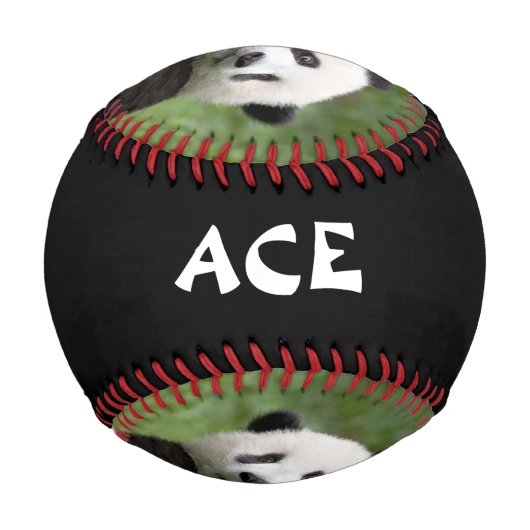 Balle De Baseball Panda cub Peinture baseball (Dos)