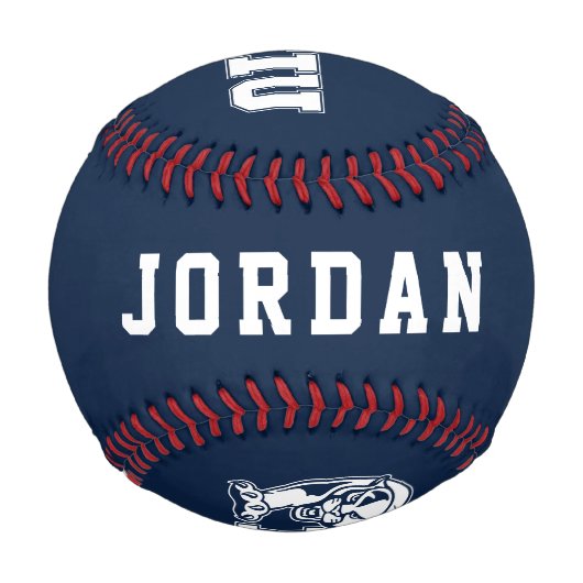 Balle De Baseball Panthers de la FIU - Logo blanc (Dos)