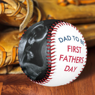 Balle De Baseball Papa doit être Sonogramme Photo Première Fête d