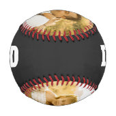 Balle De Baseball Papa Établit Gras Noir 3 Photo (Dos)