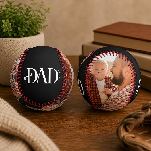 Balle De Baseball Papa Établit Photo