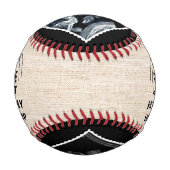 Balle De Baseball Papa, j'ai hâte d'avoir notre première flaque (Dos)