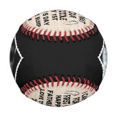 Balle De Baseball Papa, j'ai hâte d'avoir notre première flaque (Devant)