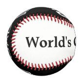 Balle De Baseball Papa le plus grand du monde (Devant Gauche)