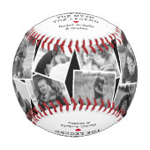 Balle De Baseball Papa Man Myth Legend Photo Baseball (Devant)