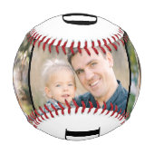 Balle De Baseball Papa personnalisé année d'établissement 3 photo Fê (Devant)