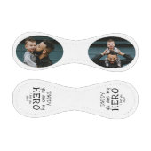 Balle De Baseball Papa, tu es mon héros Papa 2 Photo Collage (Panneaux)