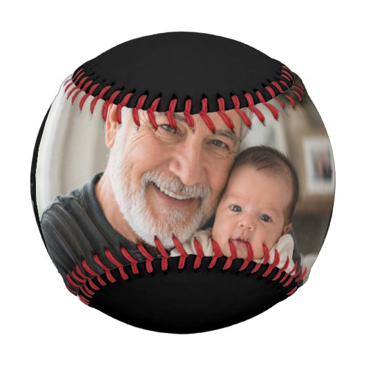 Balle De Baseball Papi a créé 3 Photo Noir (Devant)