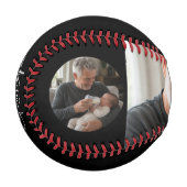 Balle De Baseball Papi a créé 3 Photo Noir (Devant Gauche)