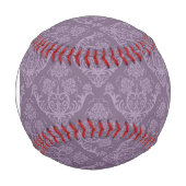 Balle De Baseball Papier peint à fleurs violet (Devant)