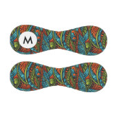 Balle De Baseball Papier peint ethnique Abstrait monogramme (Panneaux)