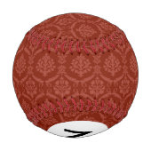 Balle De Baseball Papier peint Monogram Damask 3 (Dos)