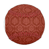 Balle De Baseball Papier peint Monogram Damask 3 (Devant)