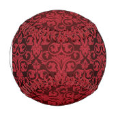 Balle De Baseball Papier peint rouge Monogramme 2 (Devant)