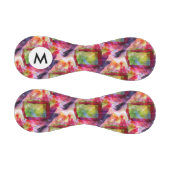 Balle De Baseball Papier peint vert Abstrait, rouge (Panneaux)