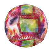 Balle De Baseball Papier peint vert Abstrait, rouge (Devant)