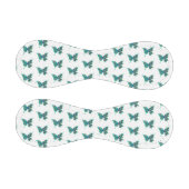 Balle De Baseball Papillon aux plumes de paon vert (Panneaux)