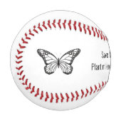 Balle De Baseball Papillon monarque (Devant Gauche)