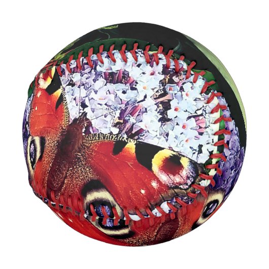 Balle De Baseball Papillon rouge (Devant Droite)