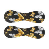 Balle De Baseball Papillons blancs et dorés (Panneaux)