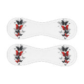 Balle De Baseball Papillons noirs et rouges volants (Panneaux)