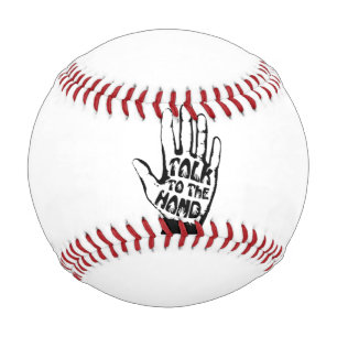 Balle De Baseball Parler À La Main