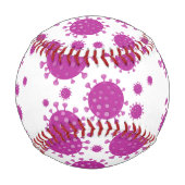 Balle De Baseball Particule virale pourpre (Dos)
