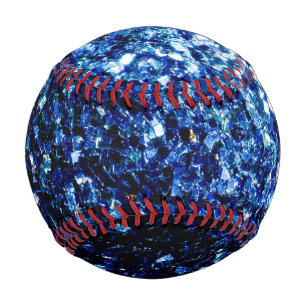 Balle De Baseball Parties scintillant bleu foncé scintille