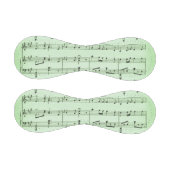Balle De Baseball Partition de musique verte (Panneaux)