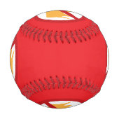 Balle De Baseball PAS DE ROIS ! Rouge anti-Trump (Dos)
