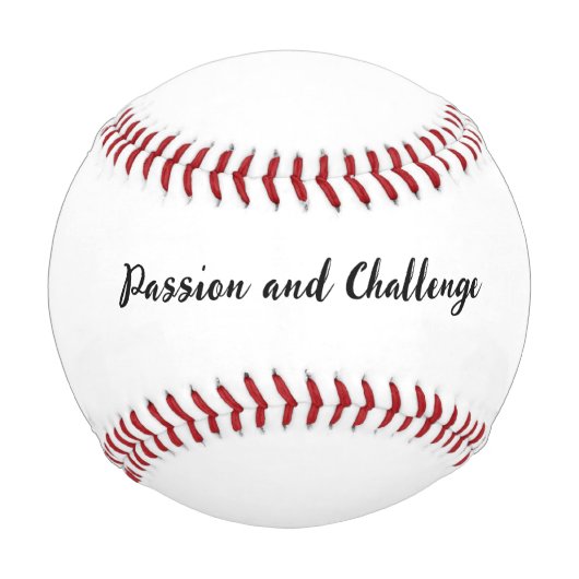 Balle De Baseball Passion et défi (Devant)