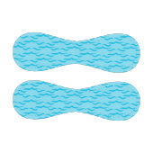 Balle De Baseball Pastel Blue Sea Water Waves Peaceful Ocean (Panneaux)