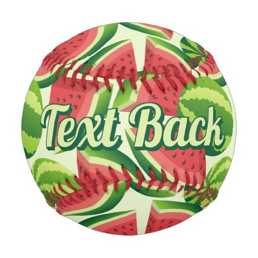 Balle De Baseball Pastèque (Dos)