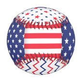 Balle De Baseball Patriote américain (Devant)