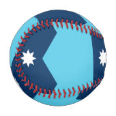 Balle De Baseball Patriotic baseball with flag of Minnesota (Devant Gauche)