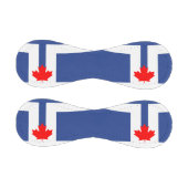 Balle De Baseball Patriotic baseball with flag of Toronto, Canada (Panneaux)