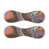 Balle De Baseball pattern abstract brown (Panneaux)
