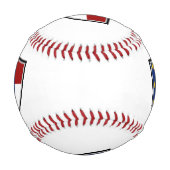 Balle De Baseball Pavillon de la Caroline du Nord (Dos)