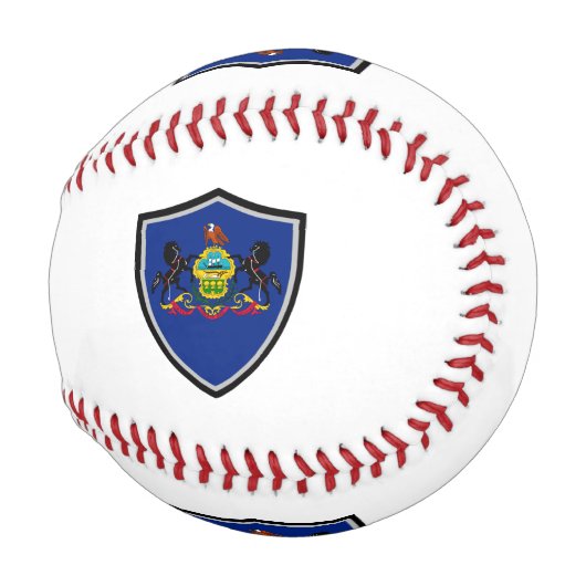 Balle De Baseball Pavillon de la Pennsylvanie (Devant Droite)