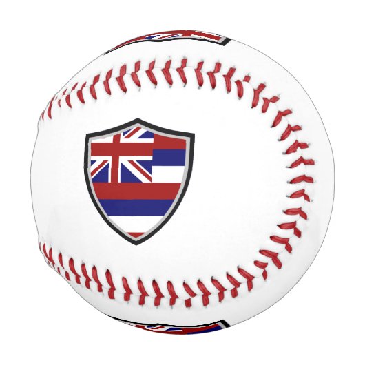 Balle De Baseball Pavillon Hawaii de baseball (Devant Droite)