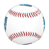 Balle De Baseball Pavillon Louisiane de baseball (Devant)