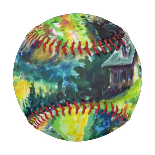 Balle De Baseball Paysage (Dos)