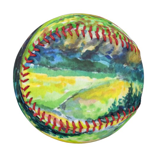 Balle De Baseball Paysage (Devant Gauche)