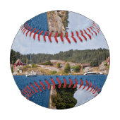 Balle De Baseball Paysage côtier idyllique (Devant)