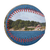 Balle De Baseball Paysage côtier idyllique (Devant Gauche)